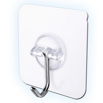 접착후크 매직 투명 후크 못없이액자걸이 하중15kg 10개입