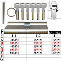 전동 실린더 전기 파워 삼면 포장기 에어 도어 공압 유럽 표준 잠금 엔트리, 105MM+C