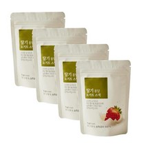 올가 사무실간식 탕비실 어린이집 영양간식 주전부리 군것질 딸기 퐁당 요거트스낵 16g, 4개