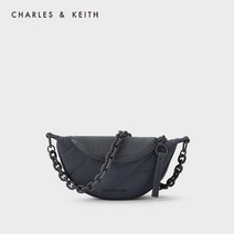 CHARLES & KEITH CK2-80151004-2 Laser Reflective Chain Waist Crossbody Bag