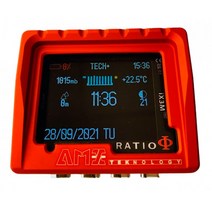 에이엠엑스테크놀로지 Amx Teknology 레이시오 Ratio IXM3 V2 Dive Computer Protector, One Size Red