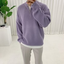 하찌 R 반집업 니트