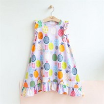 일라엘 러플 소매 여아 롱원피스 IB2CD603G