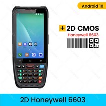 안드로이드 10 PDA 스캐너 휴대용 핸드 터미널 데이터 수집기 하니웰 N6603 QR 바코드 리더 크래들 충전, 04 2D Honeywell 6603_03 UK