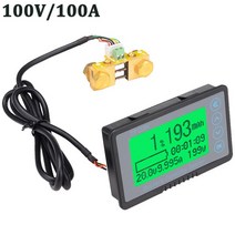분석 측정 측량 TF03K DC10 ~ 120V 50A/100A/350A/500A 배터리 용량 테스터 전압 전류 디스플레이 쿨롱 카, 02 TF03K-A-100A