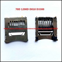 촬영 니콘 D810 D3300 Slr 카메라 수리 부품용 캐논 EOS 70D 1200D 용 오리지널 새 SD 메모리 카드 슬롯 홀더