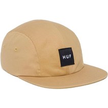허브 HUF 에센셜 박스 로고 발리 캡 모자 브라운