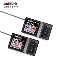 서보 서보모터 로봇 부품 radiolink rc 수신기 r6fg 6 채널 2.4g hv 서보 rx 자이로 장거리 제어 rc 자동차 보트 송신기 rc4gs v2rc6gs v2, 자이로가 있는 r6fg