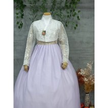 [한복대여-퍼플]결혼식 신랑신부 웨딩 가족 여자 혼주 하객 청담동 고급 전통 한복대여