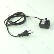 수중펌프220v 수족관펌프 소형무소음펌프 EU 플러그 ac 220v 3w 매우 조용한 잠수정 워터 펌프 수족관 분수 공기 물고기 연못 탱크, 검은색