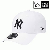 뉴에라 뉴에라 MLB 뉴욕 양키스 베이직 블랙 온 화이트 볼캡 12836269