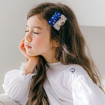 채니봉봉 오프닝 매듭 집게핀 유아헤어핀