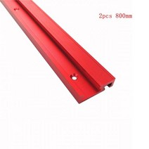 목공 45 T-트랙 슬롯 마이터 트랙 지그 정지 슬라이딩 T-슬롯 라우터 테이블 밴드 톱 DIY 도구 600/800/1000, [05] 2pcs 800mm