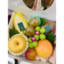 [명절과일] 핸들박스 /과일바구니 우드(자유제작) 예단 이바지 상견례 개업 첫인사 출산 명절선물 세모담, 핸들박스4호