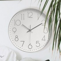 심쿵샵 인테리어 모던 무소음 벽시계 실버에디션, 선택:무소음 벽시계(실버에디션)