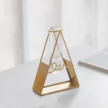 소비르 철제 꽃병 인테리어소 소품 조화 화병, 01_세모