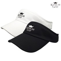 켄이치골프 남여공용 바이저 썬캡 국산 골프모자, 색상 : 화이트