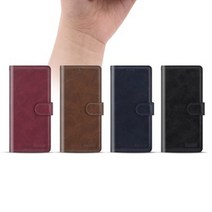 깔끔한 컬러 실용적인 수납공간 베이직 가죽 다이어리 핸드폰 케이스