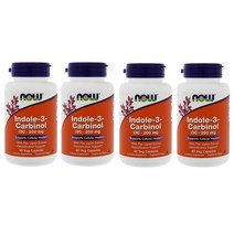 ﻿NOW Indole 3 Carbinol 인돌 3 카비놀 I3C 200mg 60캡슐 X 4개
