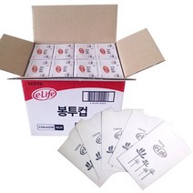 일회용 위생봉투컵 250매x16개 4000매 위생컵, 단일 수량