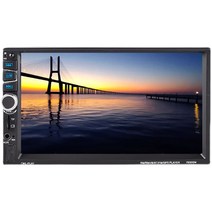 화물차 트럭 카오디오 12v 24v 차량용 블루투스 스피커, 24V 대형 자동차 용 7018 블루투스 반전