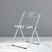 마켓비 RUDAN 투명접이식의자, 클리어