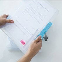 원터치 플라스틱 파일케이스 화일 파일 보관함 정리함 박스 부동산 계약서 보관, 사이즈, 소