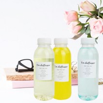 대용량디퓨저 디퓨저리필 식물성베이스 네추럴 이앤디퓨저리필액 400ml +리드스틱10개 고급향기 26종, 민트&자스민