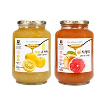 씨밀레 봉밀 유자차 2kg 자몽차 2kg 코스트코