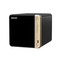 QNAP TS-464-8G-44S-US 4베이 고성능 데스크탑 NAS 12TB 저장 용량 사전 구성된 RAID 5 씨게이트 IronWolf HDD 번들, Diskless_2 Bay