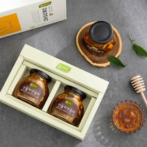 신선코리아 자연산 송이 천연 토종벌꿀 200g 2병 선물세트 답례품 꿀벌꿀 천연꿀 잡화꿀 감로꿀 토종꿀, 200g 2병세트