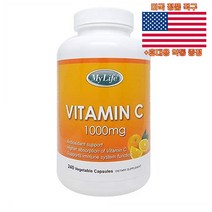 My Life 비타민C 1000mg 240정 베지캡슐 마이라이프 Vitamin C 미국 직구 사은품 추가증정