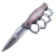호신용너클 나이프 휴대용 무기, 8.8cm, 120mm, 1개