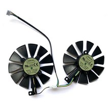 그래픽카드 팬 수리 부품 2pcs 87mm t129215su pld09210s12hh 4pin rx580 rx570 rx470 strix 쿨러 asus arez rx 470