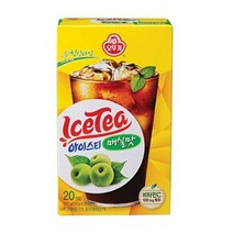 오뚜기)힐링타임 아이스티 매실 20T /매실맛아이스티/후식음료/매실음료/디저트아이스티/아이스티매실