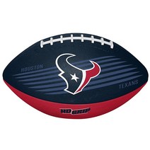 Rawlings 5X HD 그립이 있는 NFL 다운필드 아동용 럭비공 시애틀 시호크스, Houston Texans