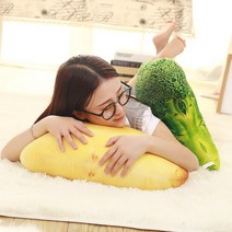 과일인형 야채 동물 베개 배추 감 봉제 바디필로우 당근 과일 쿠션, 청사과 약 45CM