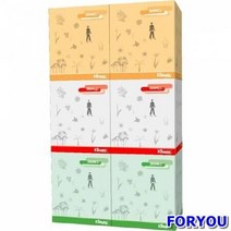 ForU249 크리넥스 정사각티슈 콤비 박스 100매6개 화장지 휴지류 각티슈 생활용품