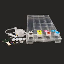 CISS-A-103 칩없음 하단공급기 HP8710 8210 SLJ-3520 3560 -검정1420ml 칼라750ml