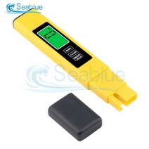 염도 측정기 염분 염도계 EZ-9901 PH 미터 3 in1 TDS/온도/EC 수질 테스터 펜 전도도 검출기 모니터 순도, 한개옵션0