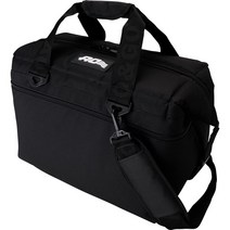 AO Coolers (에오 쿨러) 캠퍼스 소프트 쿨러 24 팩 블랙 경량 보냉 쿨러 박스 AO24BK (일본 정규품), Black