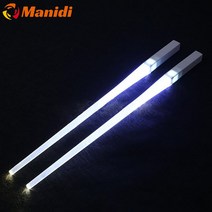 젓가락 7 색 빛나는 크리스마스 LED Lightsaber 조명 주방 음식 식기 할로윈 파티, 체코, 07