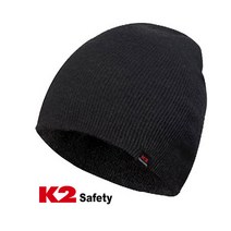 K2 니트 비니 블랙 겨울 스포츠 방한 털 모자 두건 보온 패션 워머 낚시 등산 레저 야외 활동 작업 머리 귀마개 니트비니 털비니 비니모자 케이투, 1개