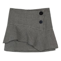 앳코너 아크릴혼방 하운드투스 스커트 AMSK7D130BK