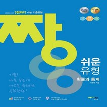 짱 쉬운 유형 확률과 통계 (2022년) : 2점짜리+쉬운 3점짜리 수능 기출유형, 아름다운샘