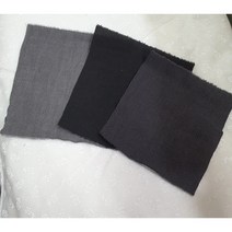 혜인천 대폭 30수 광목 피그먼트 워싱원단 color 3종 먹색 회색 검정