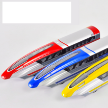 열차모형 고급 자기부상 합금 문열림 LED 기차모형, 블루