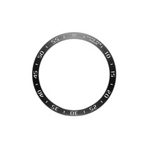 루아러블 갤럭시 워치3 액티브2 기어S2 기어S3 프론티어 호환 베젤링, 화살-블랙(55)