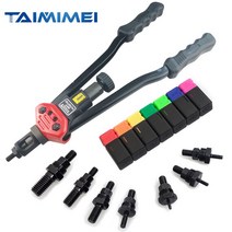 ALLSOME BT-607 리베 터 건 공구 손 삽입 리벳 너트 공구 수동 맨드 렐 M3 M4 M5 M6 M8 M10 M12 HT2778