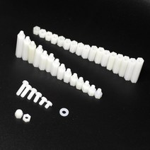 PA66 나이론 M4 서포트볼트 너트 지지대볼트 너트 PCB서포트, 지지대볼트 M4x7+6(15개)